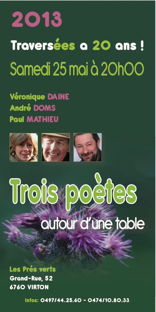 Soirée Traversées - 25 mai 2013