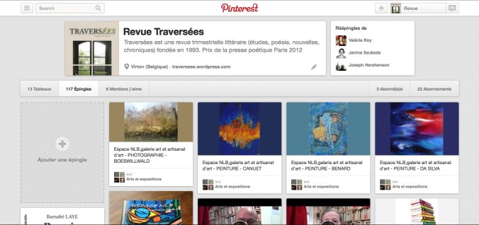 Traversées sur Pinterest