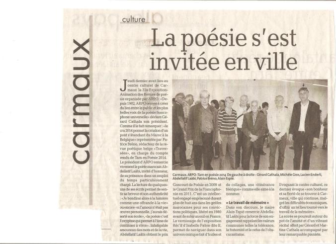 article la Dépêche 17 avril 2014 002