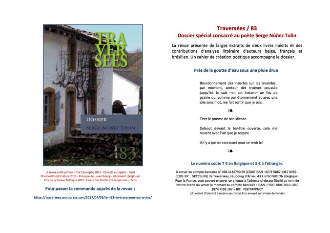 Traversées n° 83.2017.04.06.